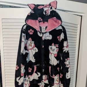 Disney Aristocats hoodie fleece onesie